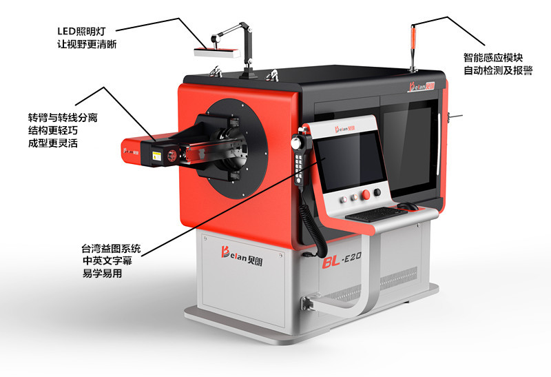 轉頭線材折彎機BL-3D-5800