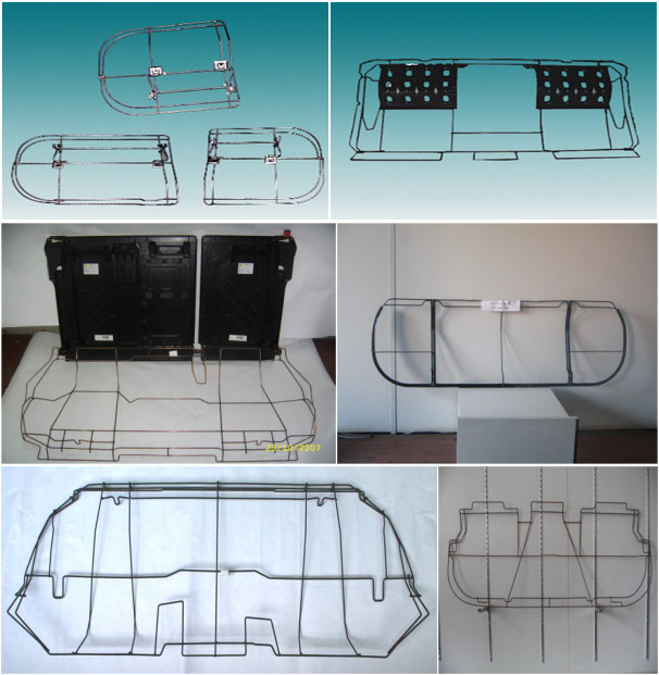 后排座椅骨架產品